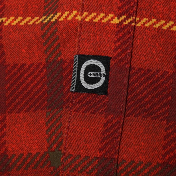 Troy Lee Designs Shirt Mens XL Red Plaid Snaps Hybrid MTB Riding Jacket - Picture 8 of 13